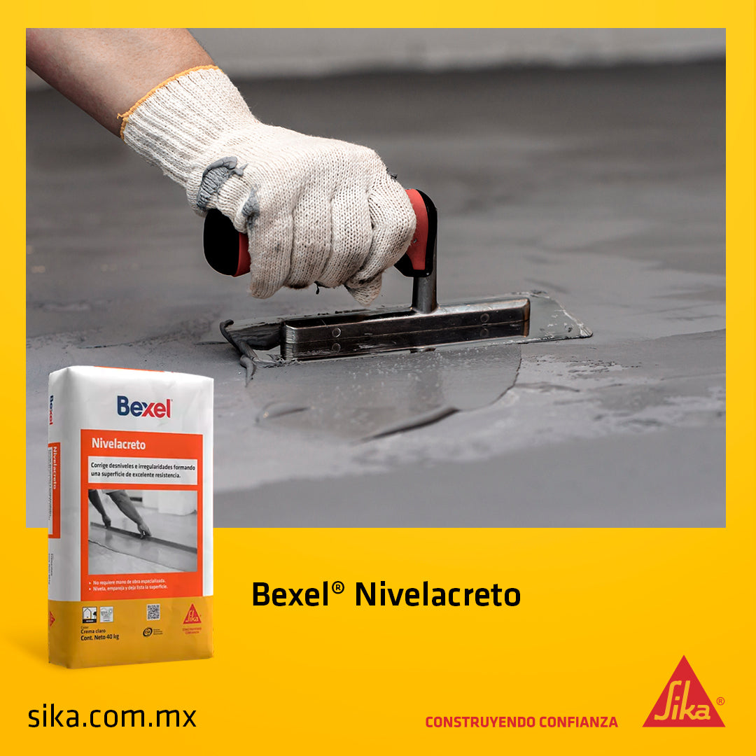 MORTERO AUTONIVELANTE BEXEL NIVELACRETO 20 KG