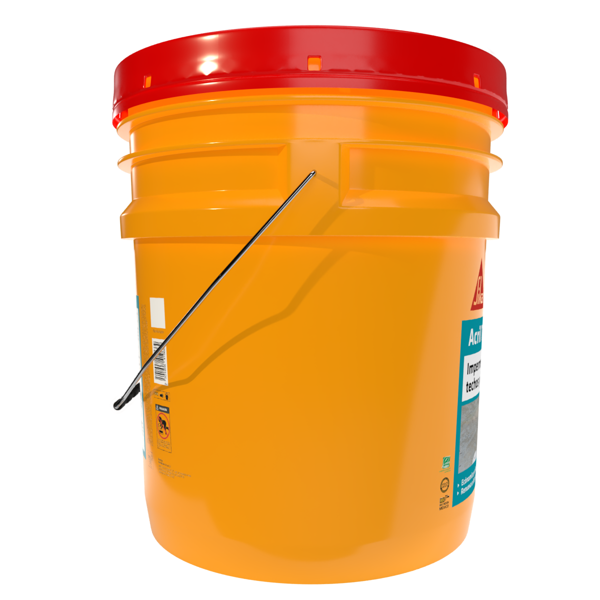 IMPERMEABILIZANTE ACRÍLICO SIKA ACRIL TECHO 3 AÑOS PRO BLANCO 18 LT