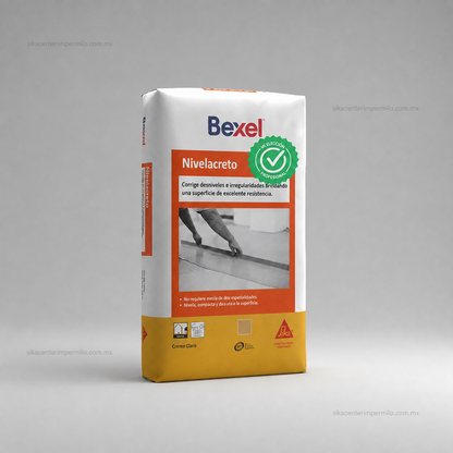 MORTERO AUTONIVELANTE BEXEL NIVELACRETO 20 KG