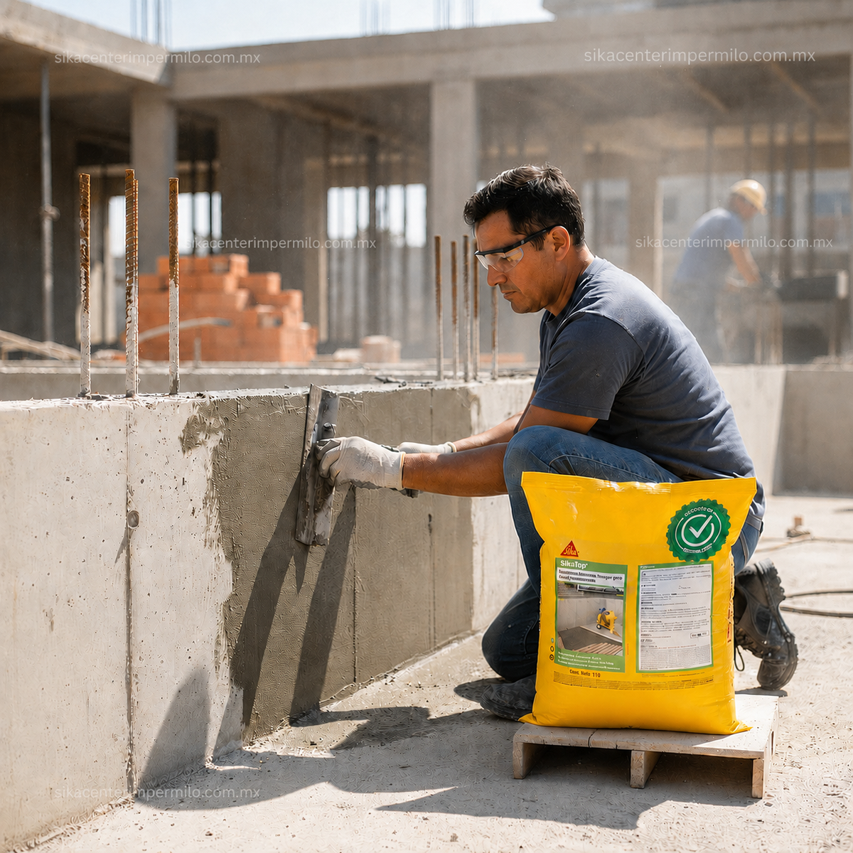 IMPERMEABILIZANTE INTEGRAL EN POLVO SIKALITE 5 KG