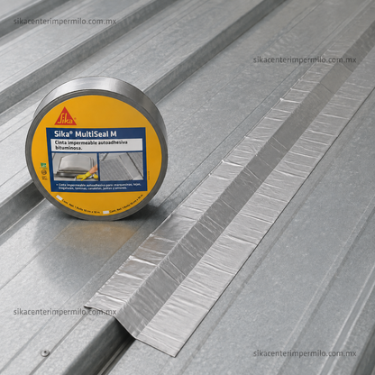 CINTA IMPERMEABLE AUTOADHESIVA SIKA MULTISEAL M  ROLLO 10M X 0.10M