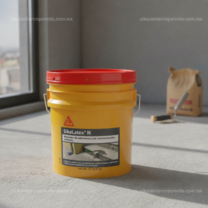 ADITIVO MEJORADOR DE RESISTENCIA Y ADHERENCIAS SIKALATEX N 19 LT