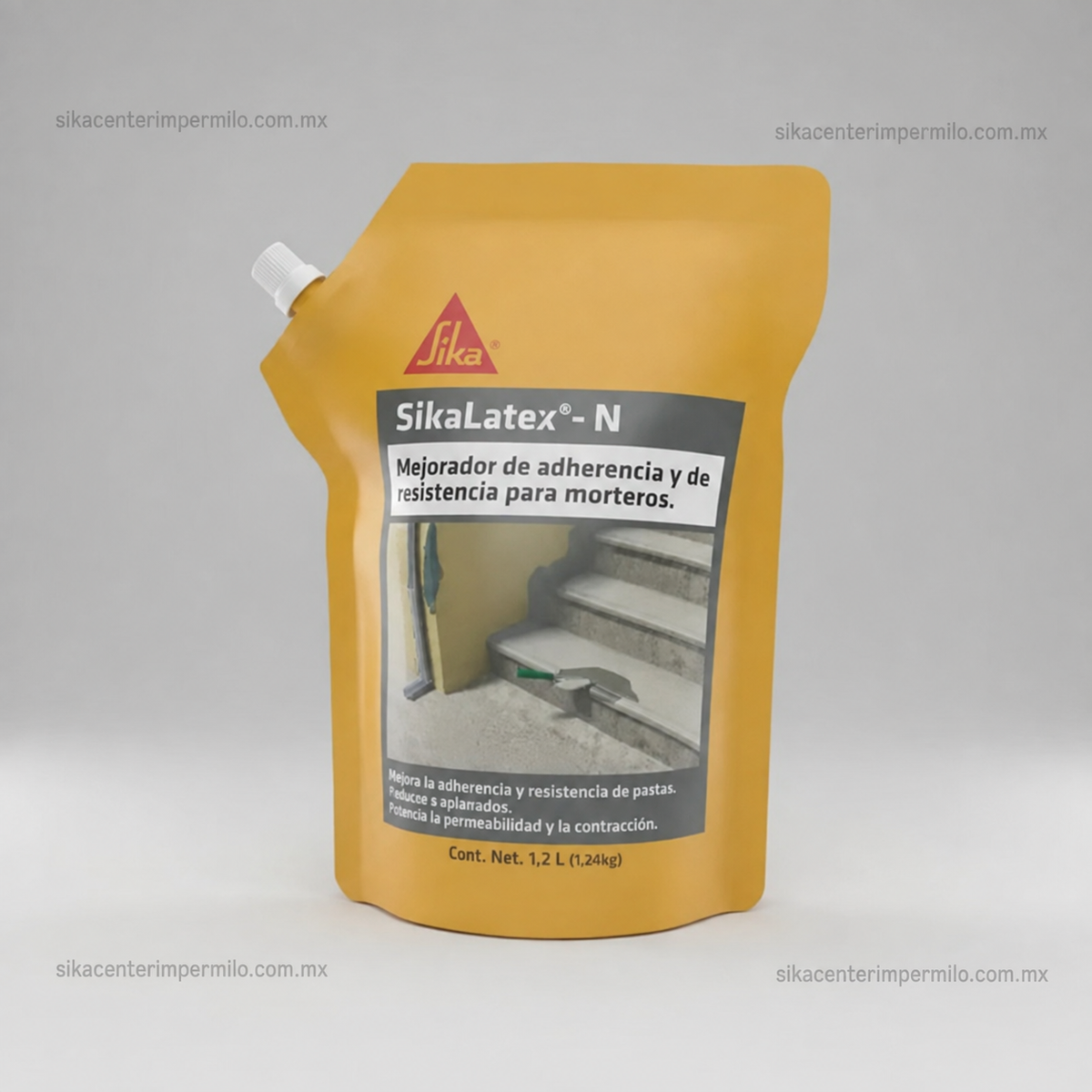 ADITIVO MEJORADOR DE RESISTENCIA Y ADHERENCIAS SIKALATEX N DOY PACK 1.2 L