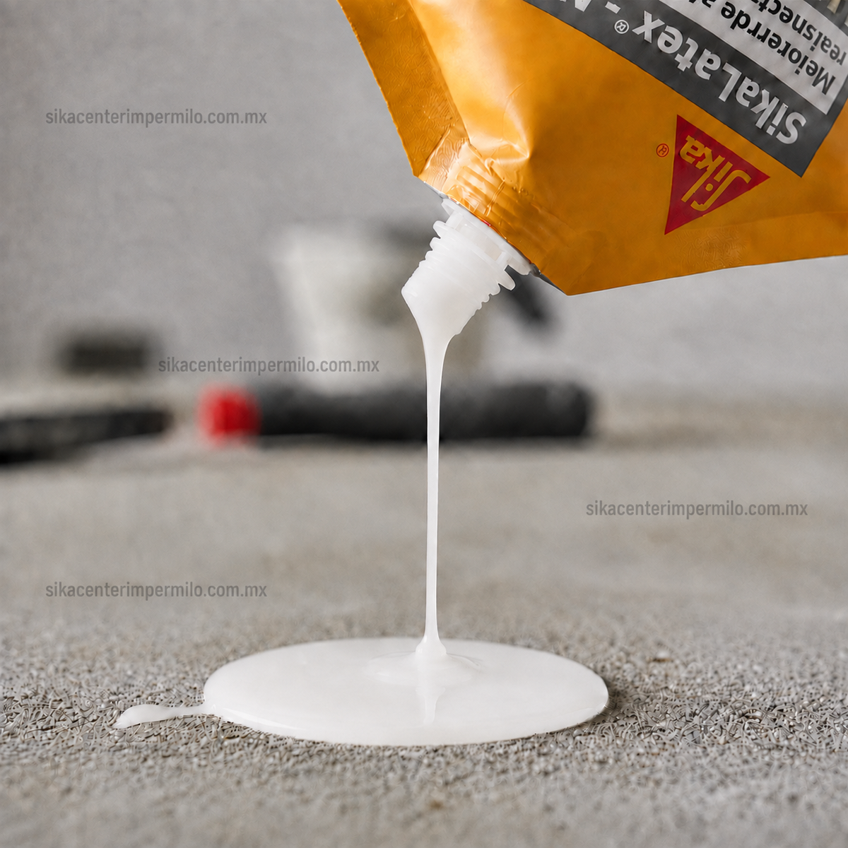 ADITIVO MEJORADOR DE RESISTENCIA Y ADHERENCIAS SIKALATEX N DOY PACK 1.2 L