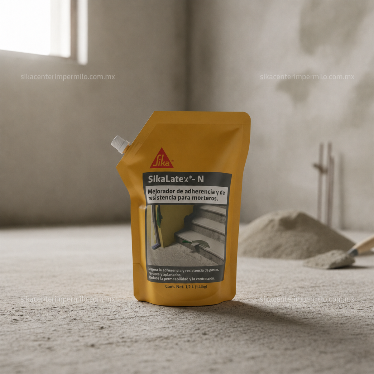 ADITIVO MEJORADOR DE RESISTENCIA Y ADHERENCIAS SIKALATEX N DOY PACK 1.2 L