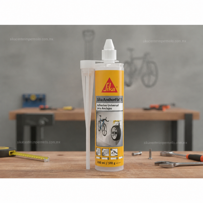 ADHESIVO UNIVERSAL PARA ANCLAJES SIKA ANCHORFIX S CARTUCHO 300 ML