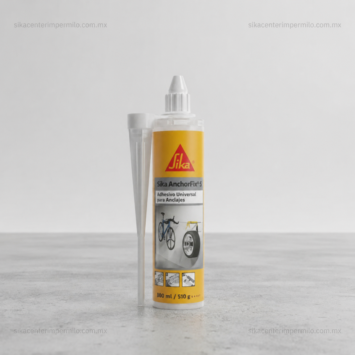 ADHESIVO UNIVERSAL PARA ANCLAJES SIKA ANCHORFIX S CARTUCHO 300 ML
