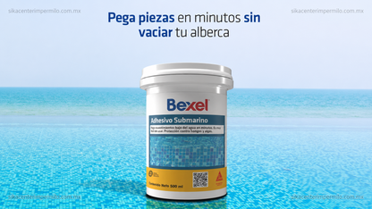 ADHESIVO SUBMARINO BEXEL 0.5 KG (REPARACIÓN DE VENECIANO)