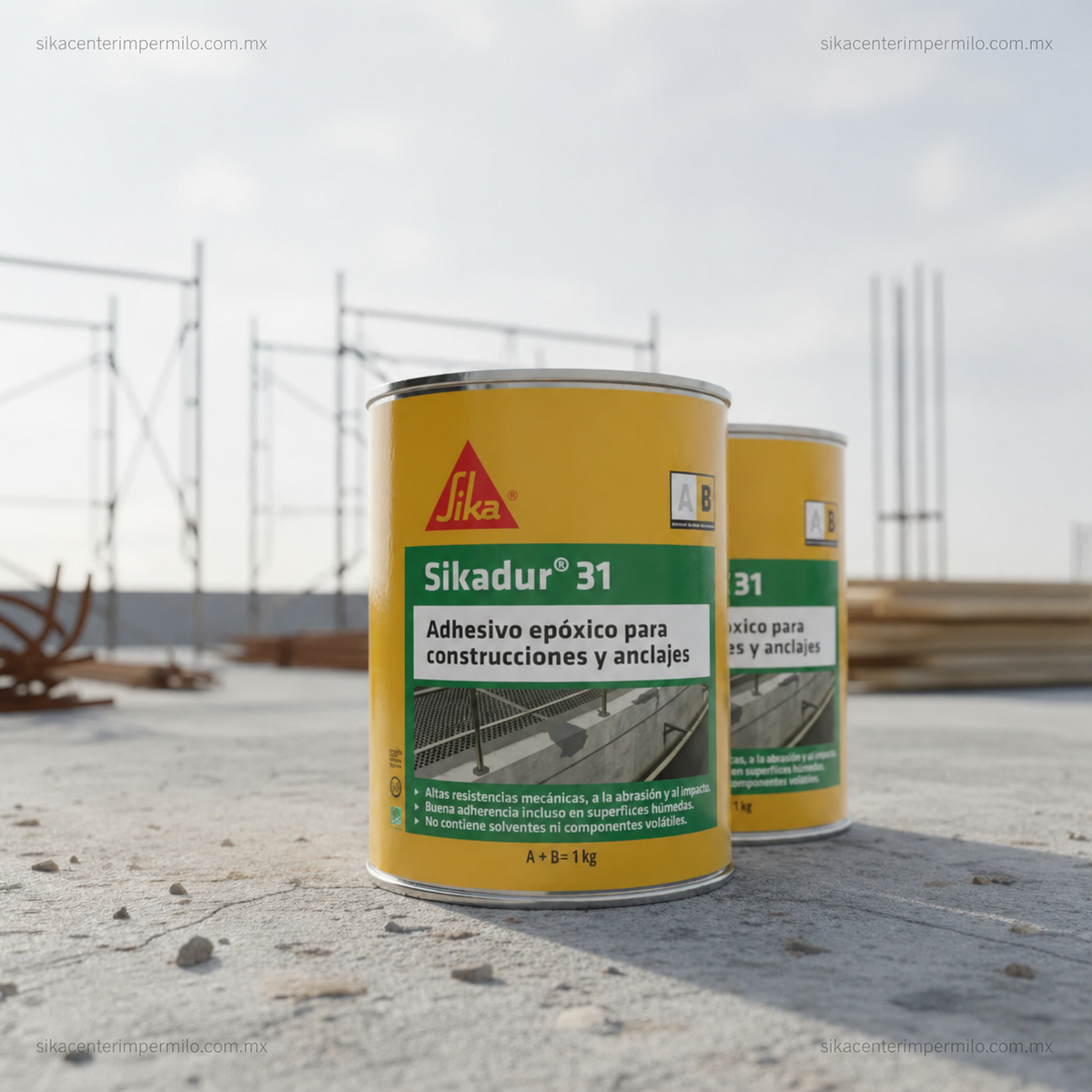 ADHESIVO EPÓXICO SIKADUR 31 ADHESIVO 1 KG
