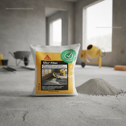 FIBRA PARA CONCRETO BIODEGRADABLE SIKA FIBER BOLSA SACO 600 GR/CONCRETO