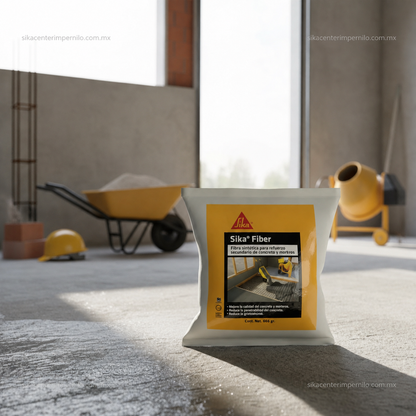 FIBRA PARA CONCRETO BIODEGRADABLE SIKA FIBER BOLSA SACO 600 GR/CONCRETO