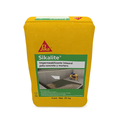 IMPERMEABILIZANTE INTEGRAL EN POLVO SIKALITE 25 KG
