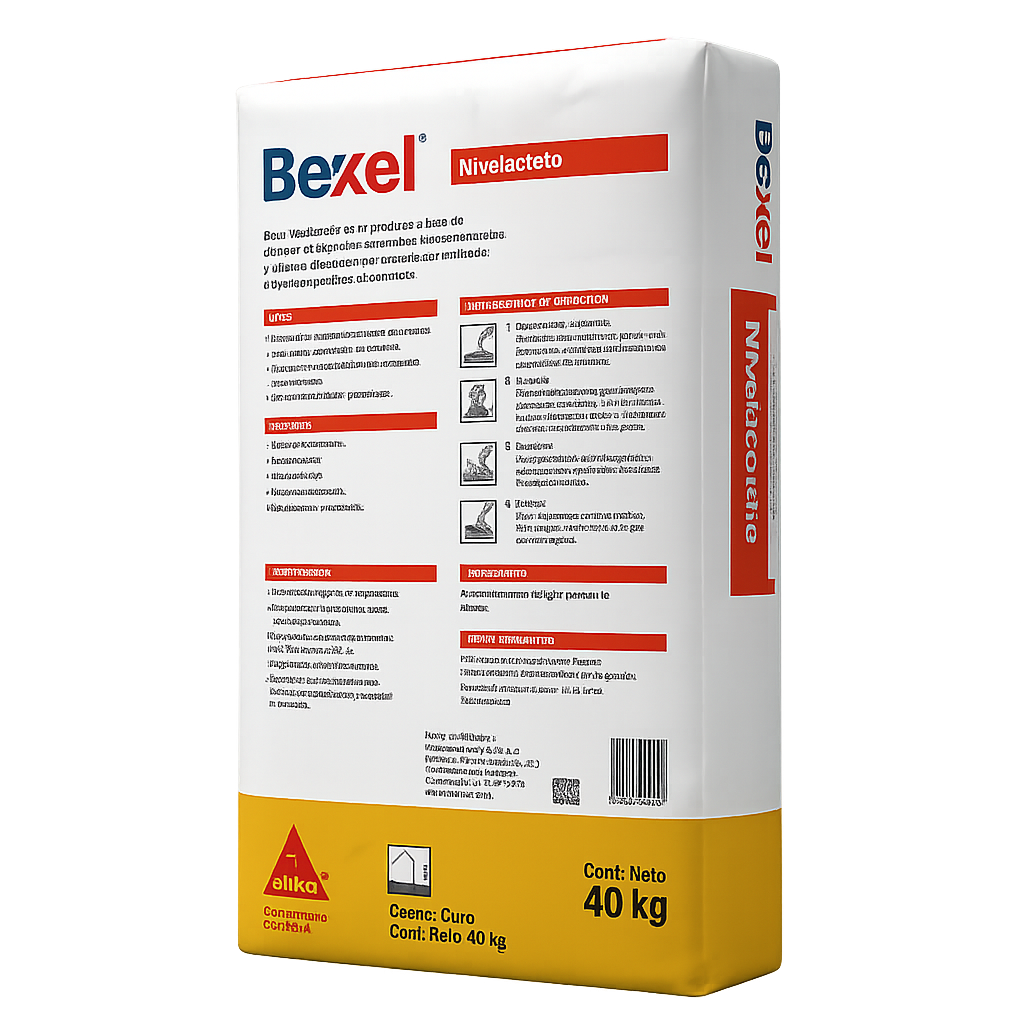 MORTERO AUTONIVELANTE BEXEL NIVELACRETO 4OKG