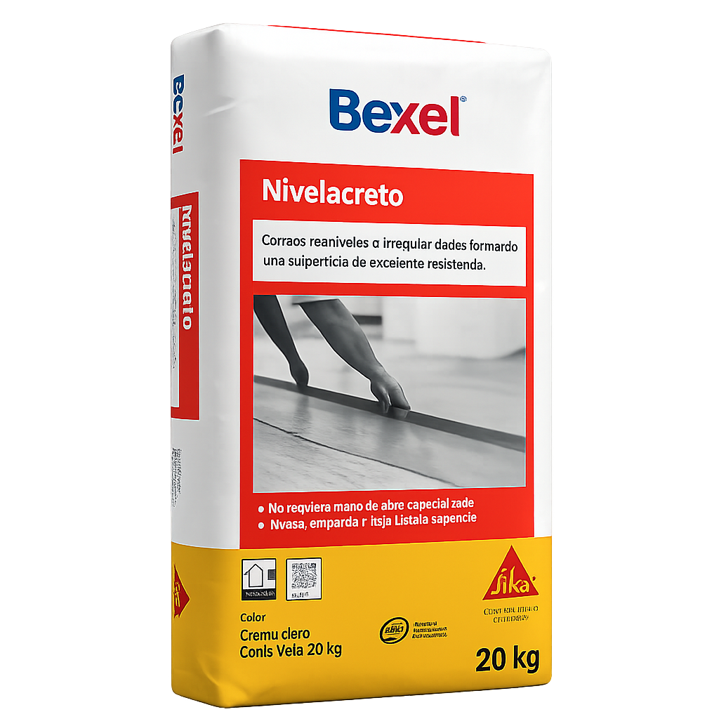MORTERO AUTONIVELANTE BEXEL NIVELACRETO 20 KG