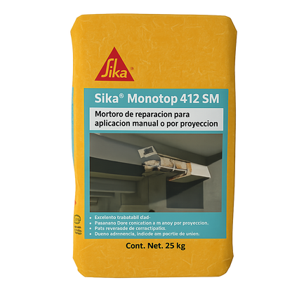 MORTERO SIKA MONOTOP 412 S SACO 25KG