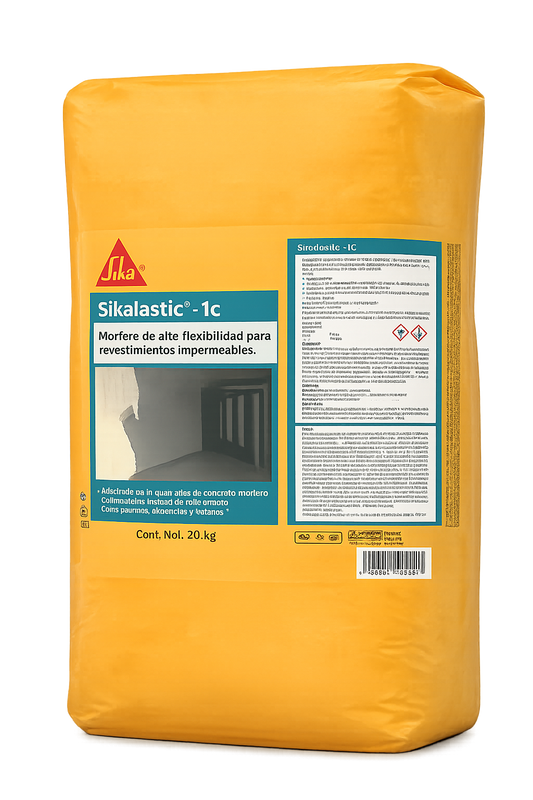 MORTERO MONOCOMPONENTE SIKALASTIC 1-C  GRIS  20 KG