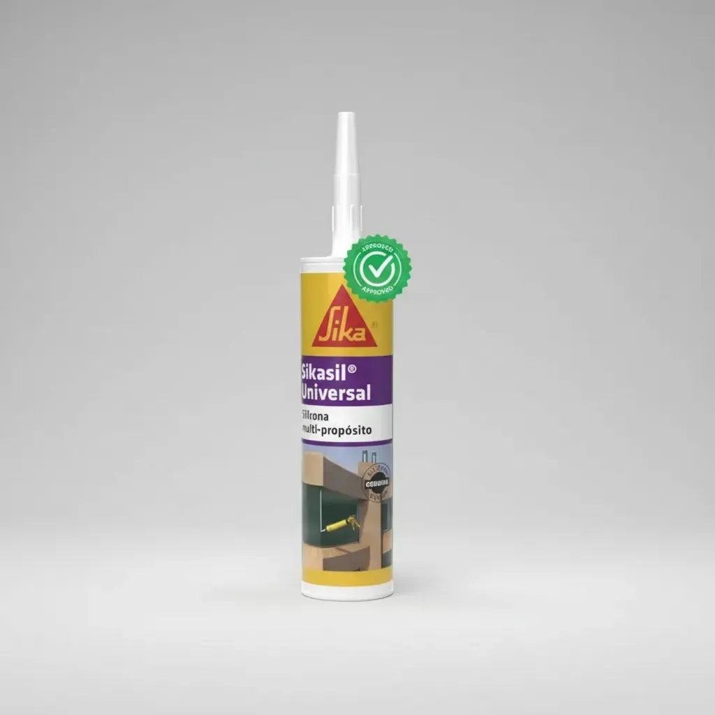 SELLADOR ELÁSTICO DE SILICÓN PARA USO GENERAL SIKASIL UNIVERSAL BLANCO 280 ML