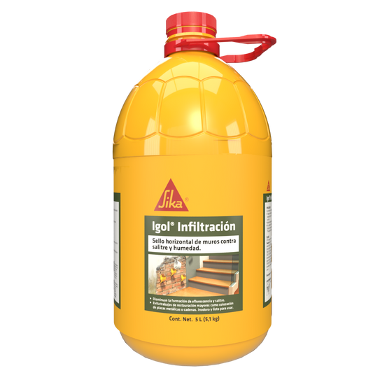 IMPERMEABILIZANTE PARA HUMEDAD ASCENDENTE IGOL INFILTRACIÓN 5L