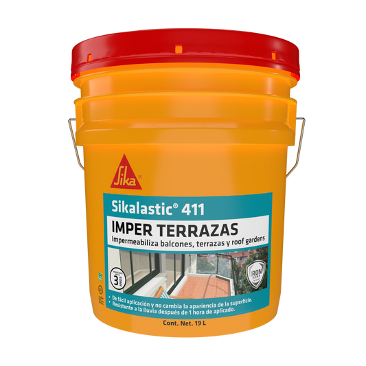 SIKALASTIC 411 IMPERMEABILIZANTE BALCONES TERRAZAS PARA JUNTAS 19 L