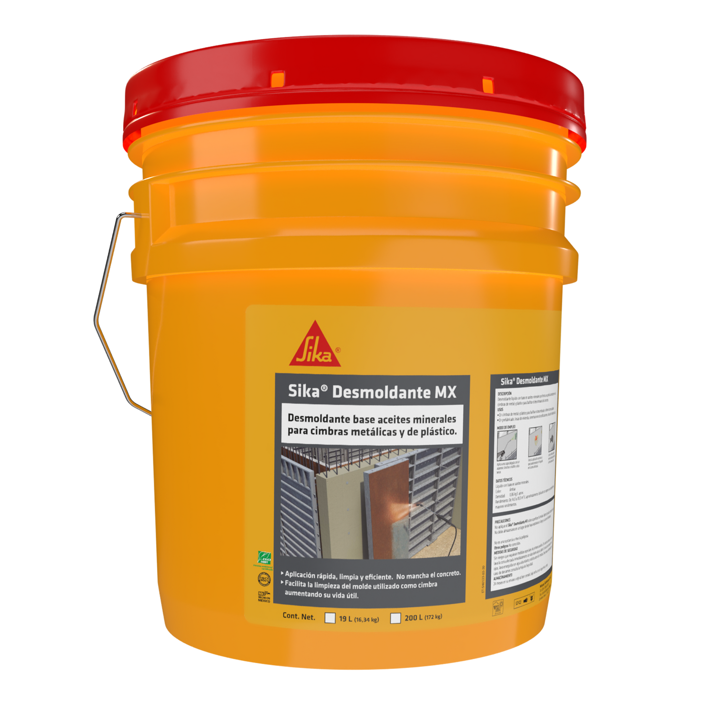 DESMOLDANTE CONSTRUCTOR SIKA 19 L