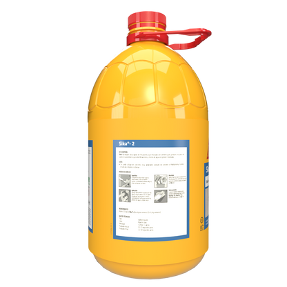 SELLADOR DE FILTRACIONES Y ACELERANTE ULTRA-RÁPIDO DE FRAGUADO SIKA 2 PET BOTE 5L