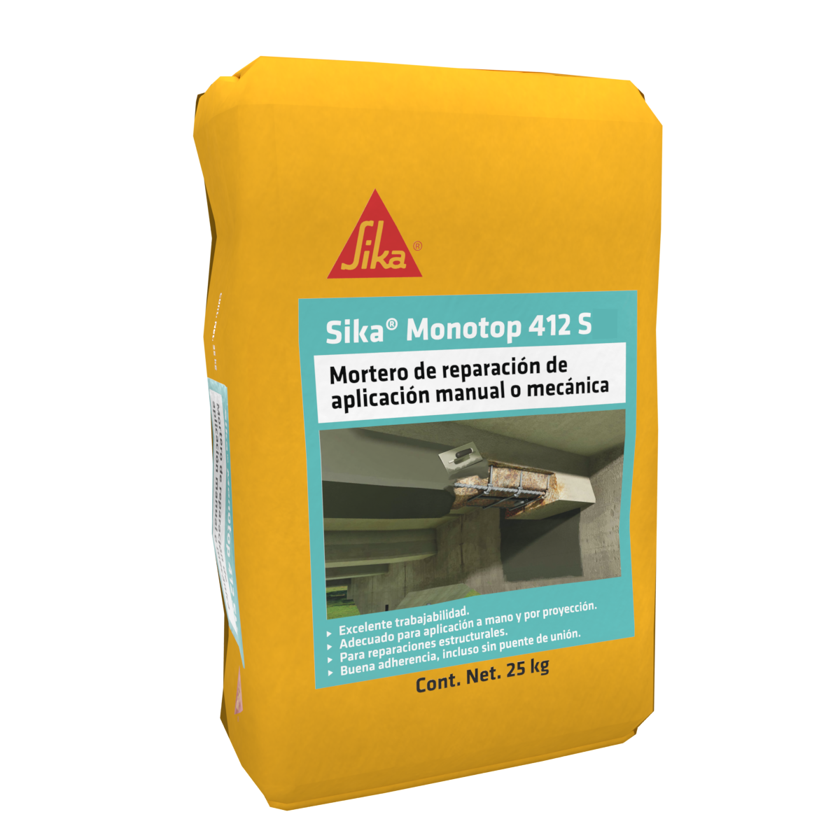 MORTERO SIKA MONOTOP 412 S SACO 25KG