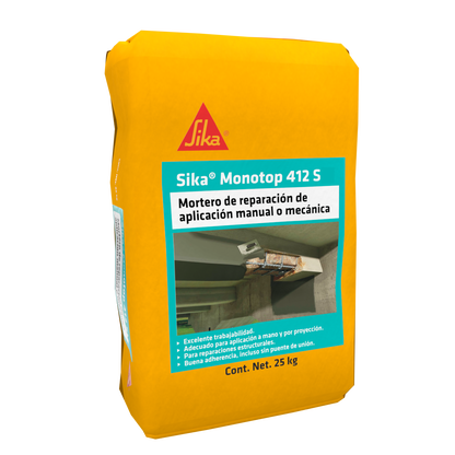 MORTERO SIKA MONOTOP 412 S SACO 25KG