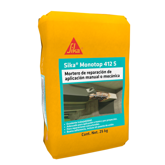 MORTERO SIKA MONOTOP 412 S SACO 25KG