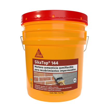 MORTERO SEMIFLEXIBLE SIKATOP 144  13,3 KG GRIS
