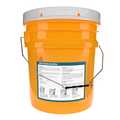 PASTA ACRÍLICA SIKA ESTUKA ACRILICO M BLANCO CUBETA 24KG