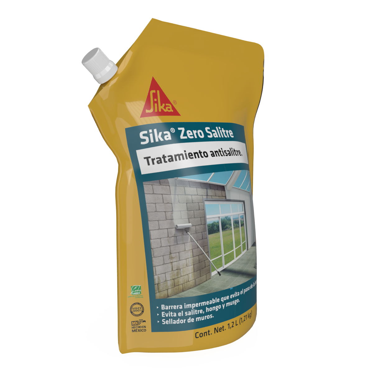 IMPERMEABILIZANTE SIKA ZERO SALITRE ELIMINADOR DE SALITRE Y HUMEDAD