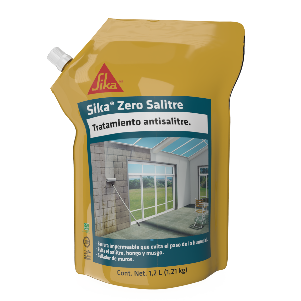 IMPERMEABILIZANTE SIKA ZERO SALITRE ELIMINADOR DE SALITRE Y HUMEDAD