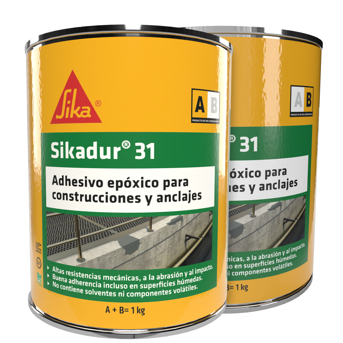 ADHESIVO EPÓXICO SIKADUR 31 ADHESIVO 1 KG