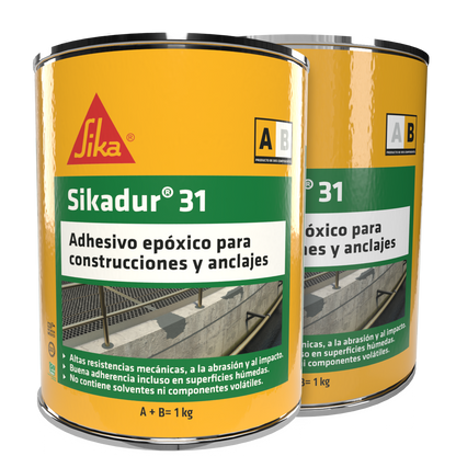 ADHESIVO EPÓXICO SIKADUR 31 ADHESIVO 1 KG