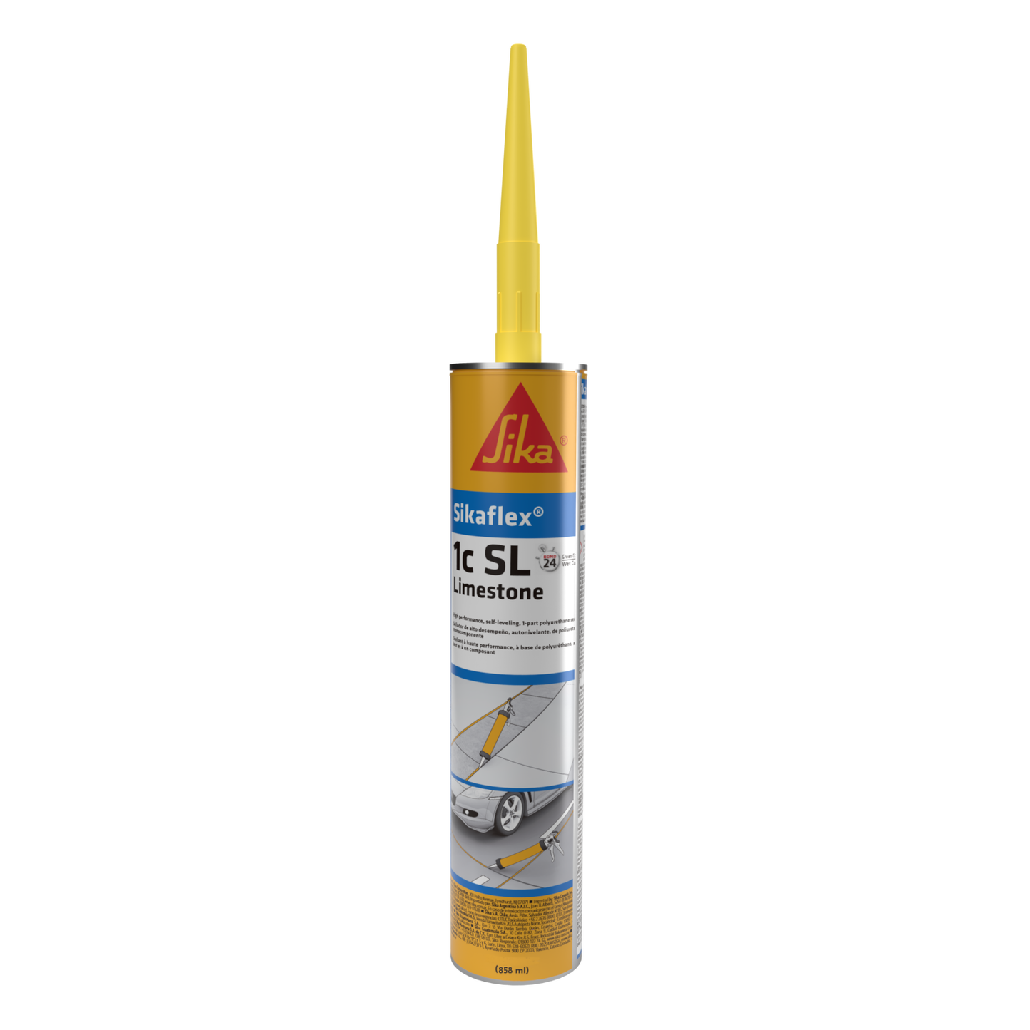 SELLADOR DE POLIURETANO AUTONIVELANTE SIKAFLEX 1C SL LIMESTONE CARTUCHO 858 ML