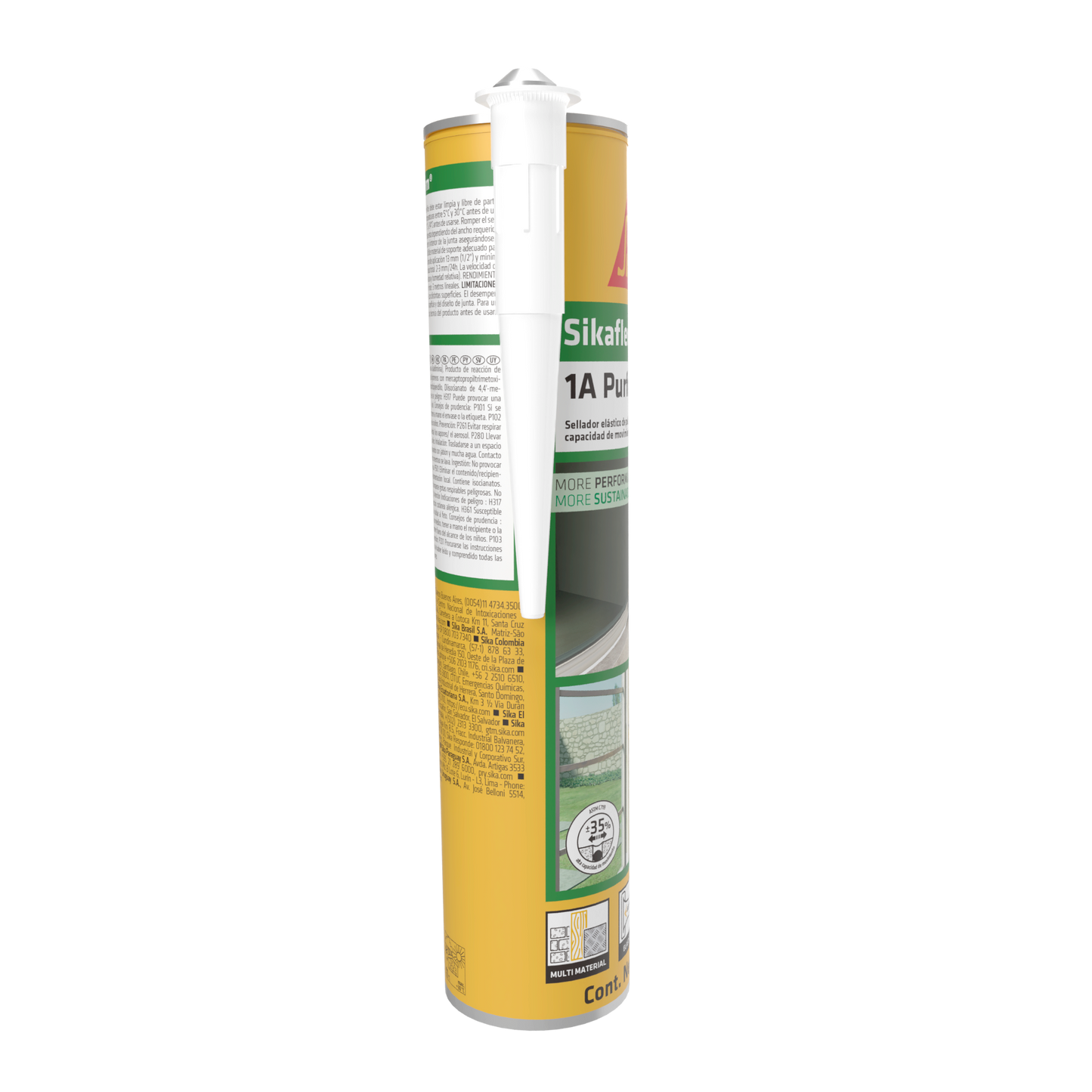 SELLADOR DE POLIURETANO SIKAFLEX-1A CARTUCHO 300 ML GRIS