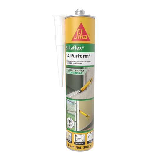 SELLADOR ELÁSTICO DE POLIURETANO SIKAFLEX-1A PURFORM BLANCO CARTUCHO 300 ML