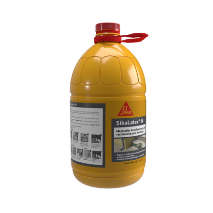ADITIVO MEJORADOR DE RESISTENCIA Y ADHERENCIAS SIKALATEX N PET/BOTE 5.0 L