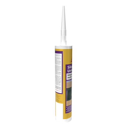 SELLADOR ELÁSTICO DE SILICÓN PARA USO GENERAL SIKASIL UNIVERSAL BLANCO 280 ML