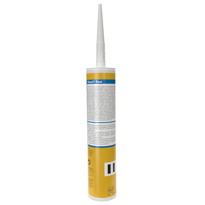 SELLADOR ELÁSTICO DE SILICÓN PARA SELLOS EN PISCINAS Y ZONAS EN CONTACTO PERMANENTE CON AGUA SIKASIL POOL COLOR TRANSPARENTE CARTUCHO 300 ML