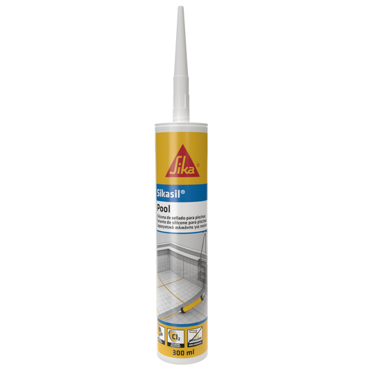 SIKASIL POOL COLOR TRANSPARENTE CARTUCHO (300 ML)