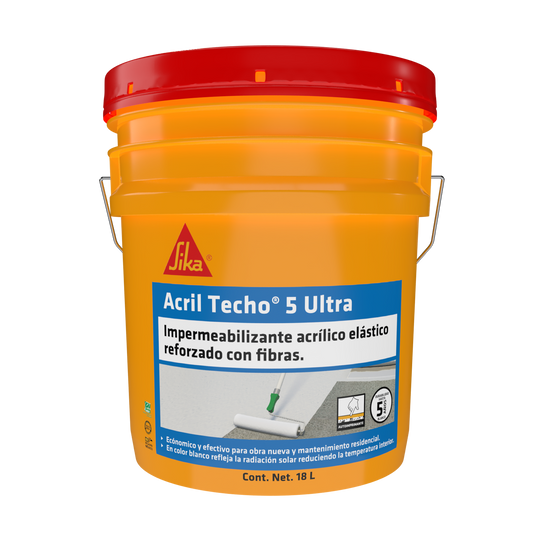 SIKA ACRYLIC ROOF WATERPROOFING 5 YEARS ULTRA WHITE 18 LT