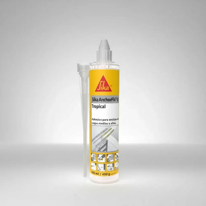 ADHESIVO PARA ANCLAJES DE CARGAS MEDIAS A ALTAS SIKA ANCHORFIX-2+TROPICAL CARTUCHO 300 ml