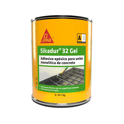 ADHESIVO EPÓXICO PARA UNIÓN MONOLÍTICA SIKADUR 32 GEL (A+B) 1 KG