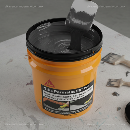 IMPERMEABILIZANTE ASFÁLTICO PARA CIMENTACIONES PERMALASTIK PRO 19L
