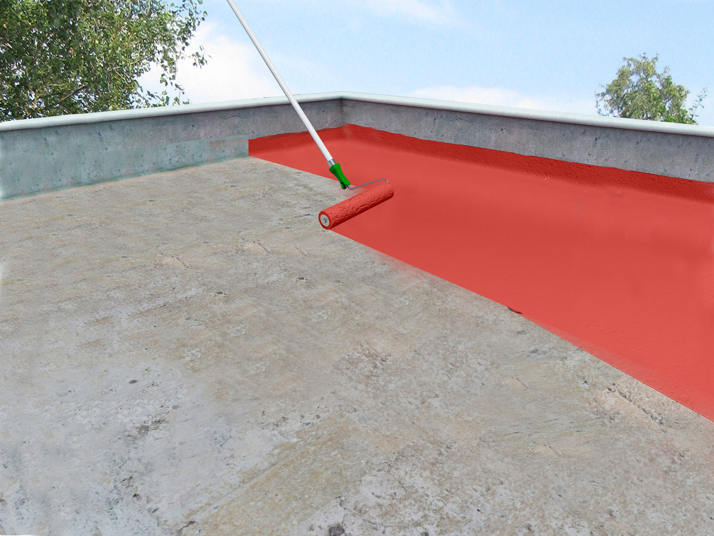 IMPERMEABILIZANTE ACRÍLICO SIKA ACRIL TECHO 5 AÑOS ULTRA ROJO 18 LT