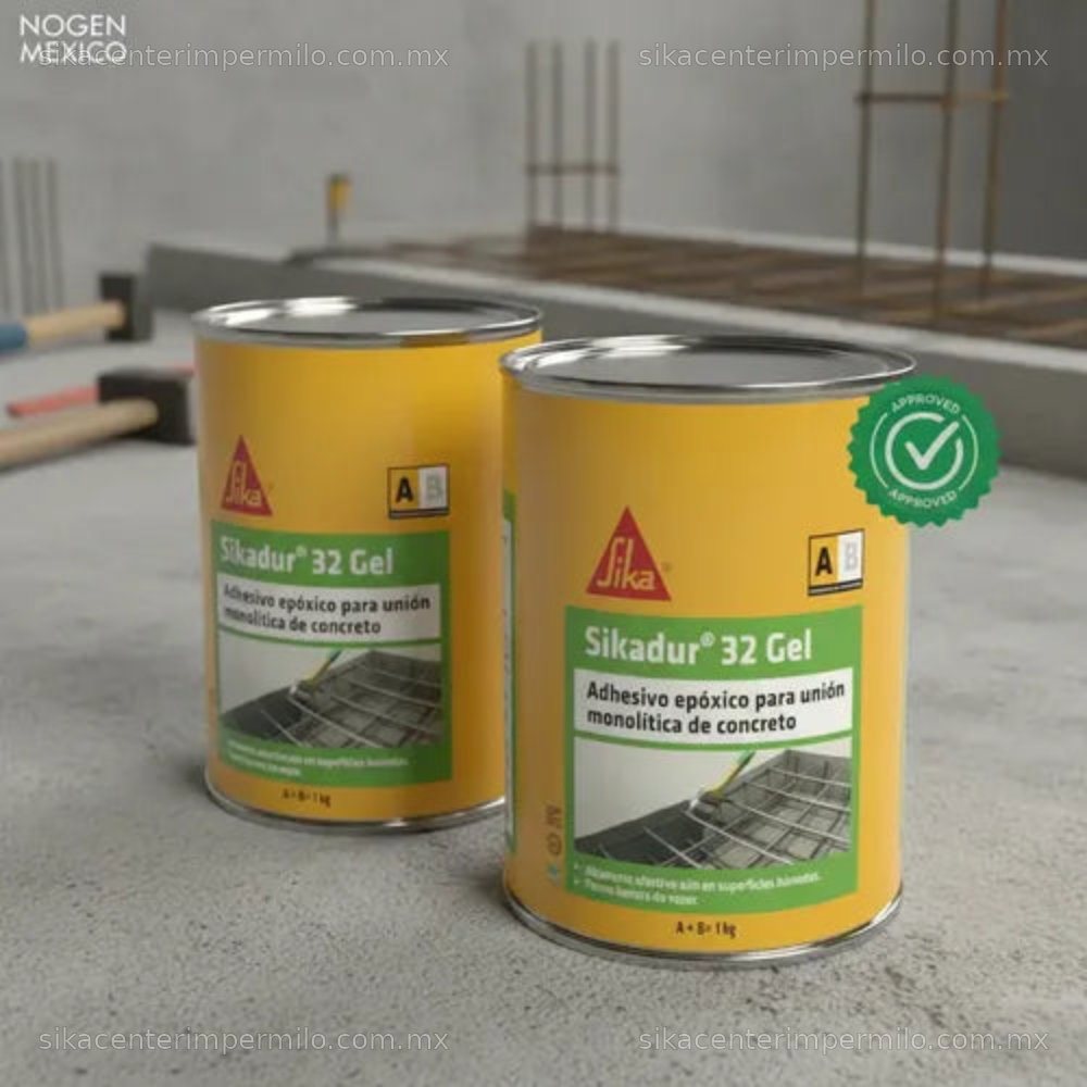 ADHESIVO EPÓXICO PARA UNIÓN MONOLÍTICA SIKADUR 32 GEL (A+B) 1 KG