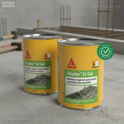 ADHESIVO EPÓXICO PARA UNIÓN MONOLÍTICA SIKADUR 32 GEL (A+B) 1 KG